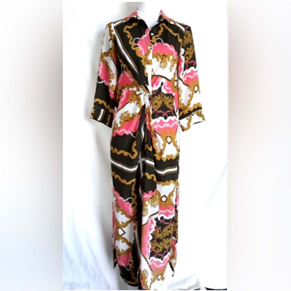New York & Company Multicolor Maxi Dress